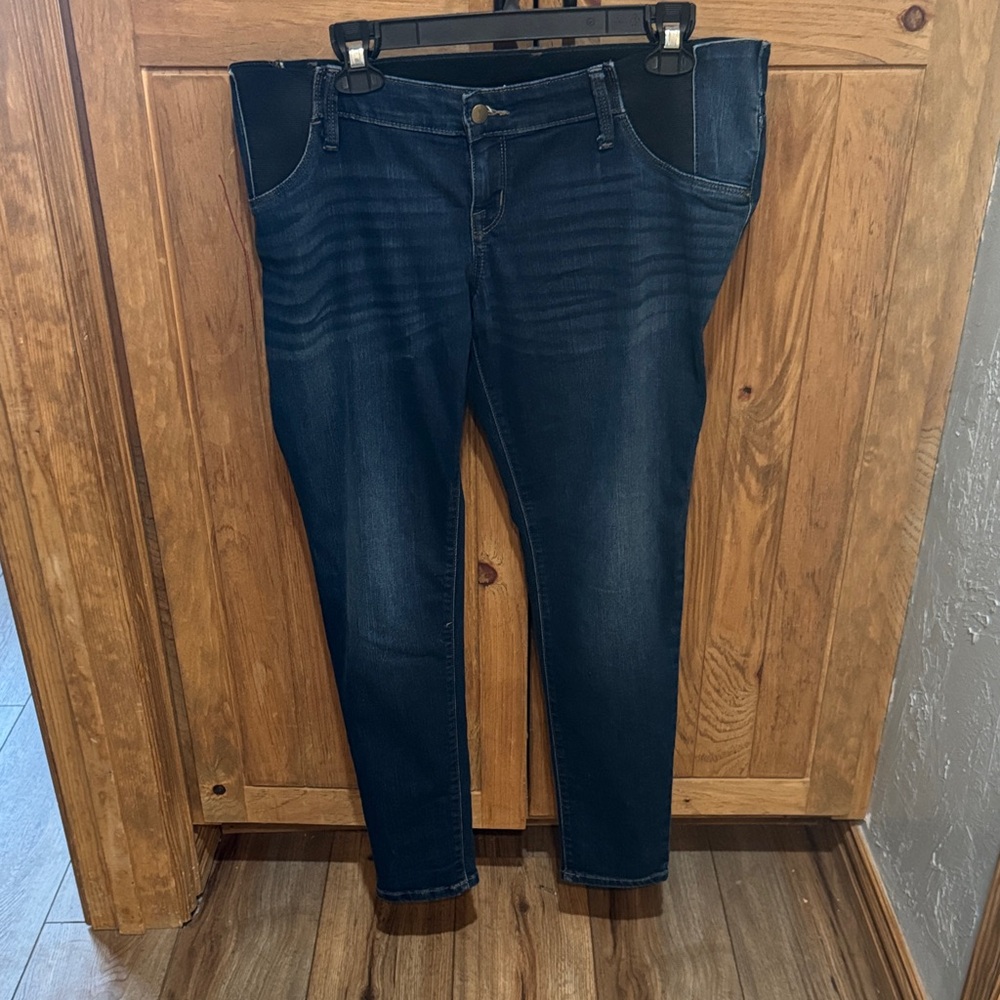 Women’s Isabel maternity skinny dark denim jeans